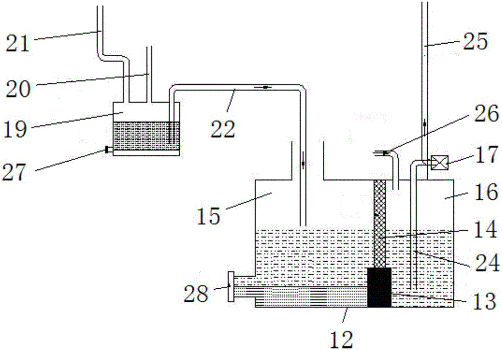 一种固定床造气炉底水循环除尘器的制作方法