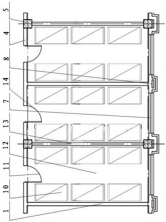 可进行功能置换的建筑结构及建筑方法与流程