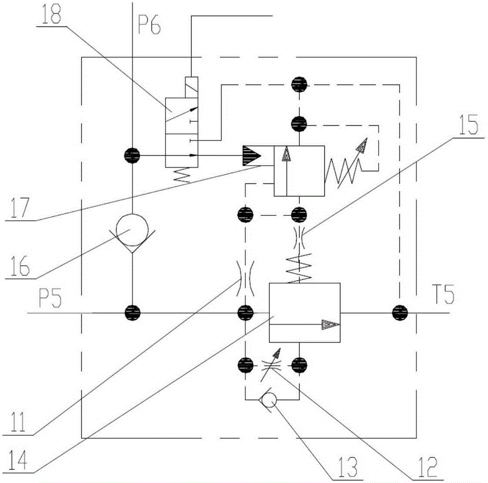 具有流量补偿功能的液压系统的制作方法