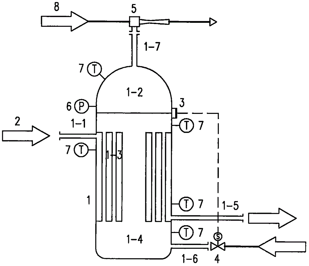 管内虹吸循环逆流加热余热蒸汽锅炉的制作方法