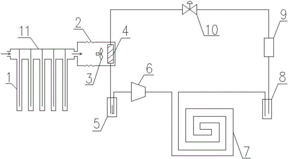 具有蓄热功能的太阳能‑空气源复合式热泵无水采暖系统的制作方法