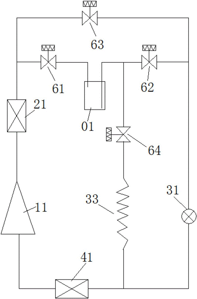 一种制冷或热泵系统以及一种压缩冷凝机组的制作方法