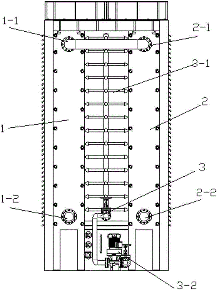 紧凑型立式板式空冷系统的制作方法