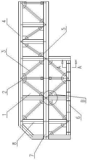 用于烟风道承载下级省煤器的桁架装置及参数验证方法与流程