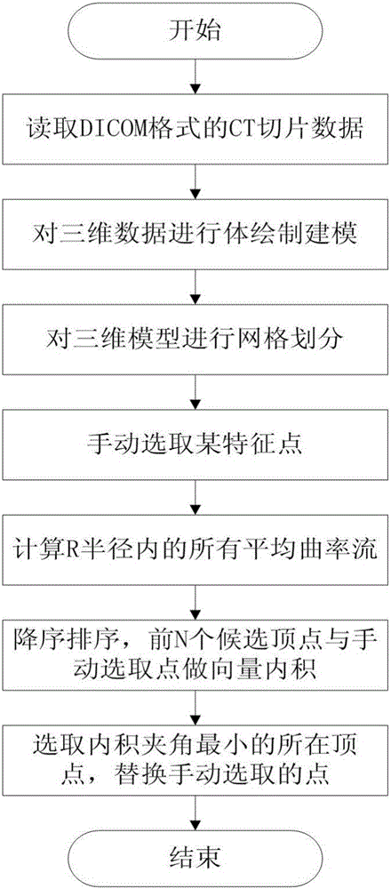 一种基于平均曲率流的脊椎特征点自动识别方法与流程