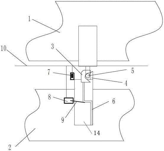 一种风电叶片模具锁扣智能监测装置的制作方法