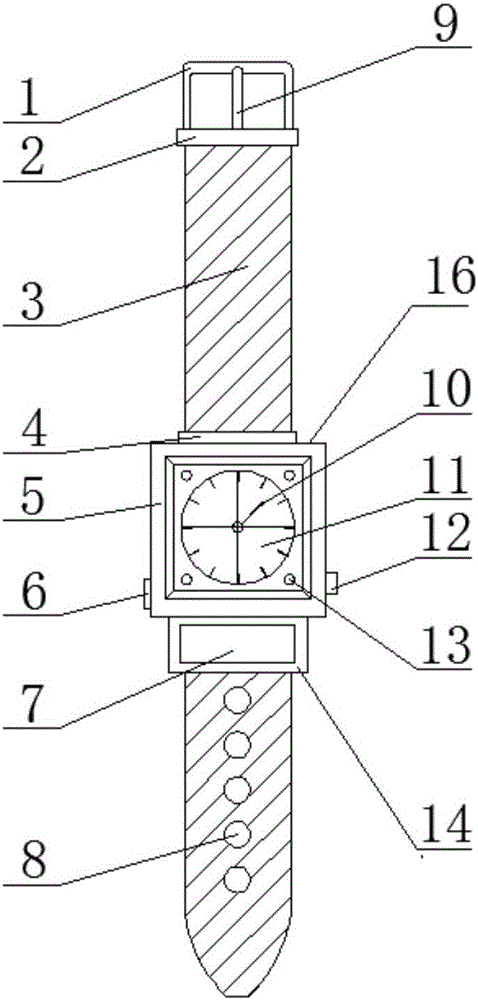 一种多功能可穿戴手表的制作方法