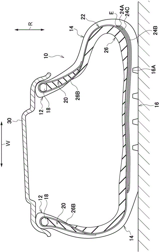 侧增强型缺气保用子午线轮胎的制作方法