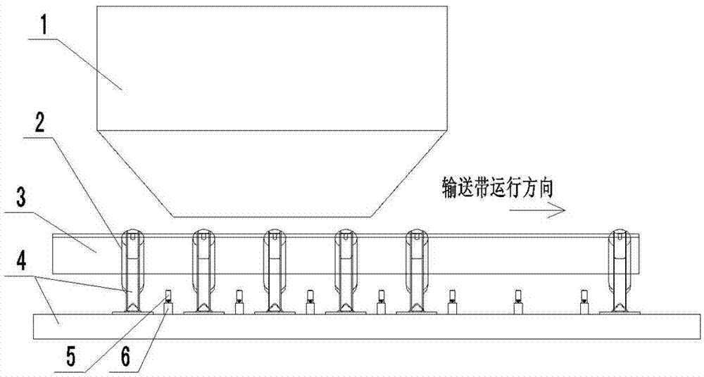 带式输送机用激光检测纵向撕裂装置的制作方法