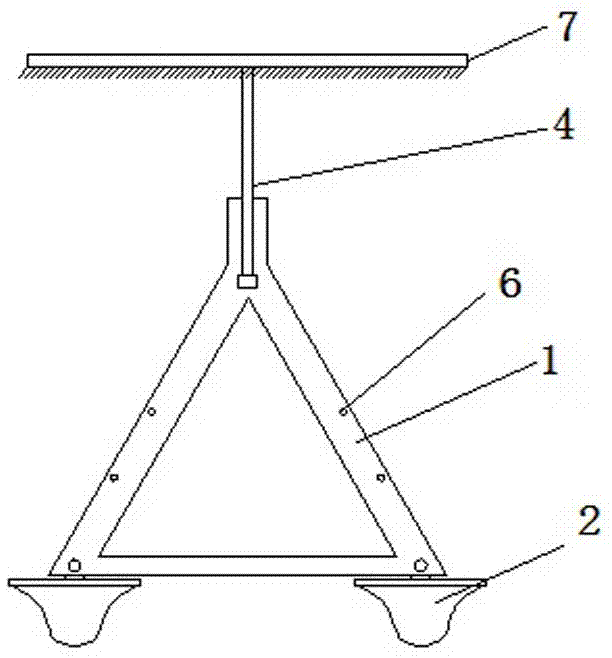 三角型LTE室内天线支架的制作方法