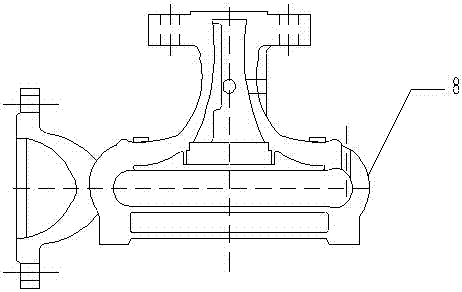 一种泵体外壳浇注系统的制作方法