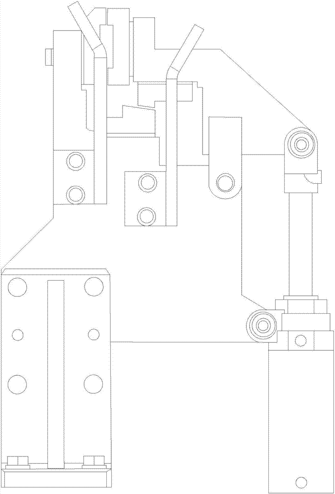 一种汽车制造用后门框左右立柱加强板夹具的制作方法