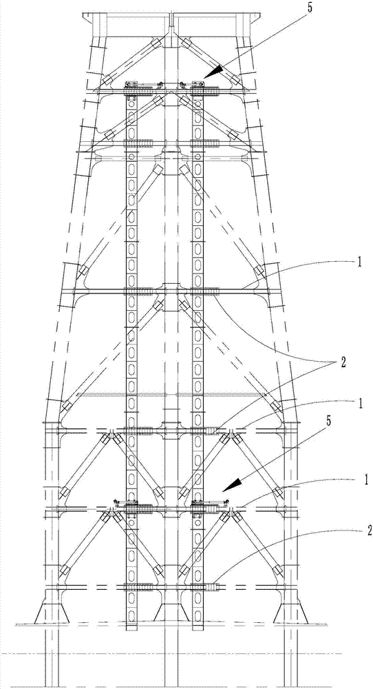 深层搅拌船桩架导轨可移动装置的制作方法