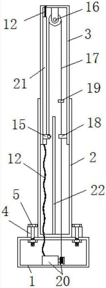 一种可伸缩式太阳能电池板路灯的制作方法