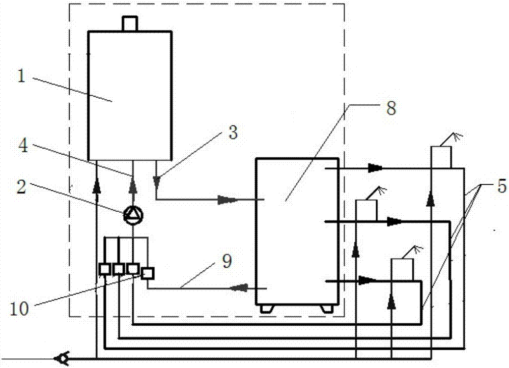 一种分层控制热水系统的制作方法