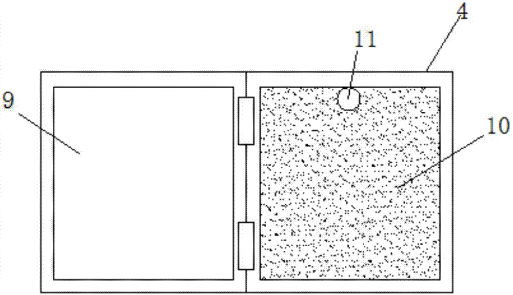 一种思想教育课堂标语海报架的制作方法