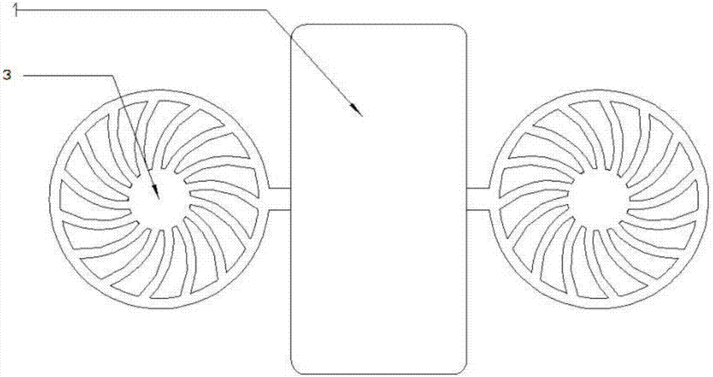 一种双向风扇的制作方法