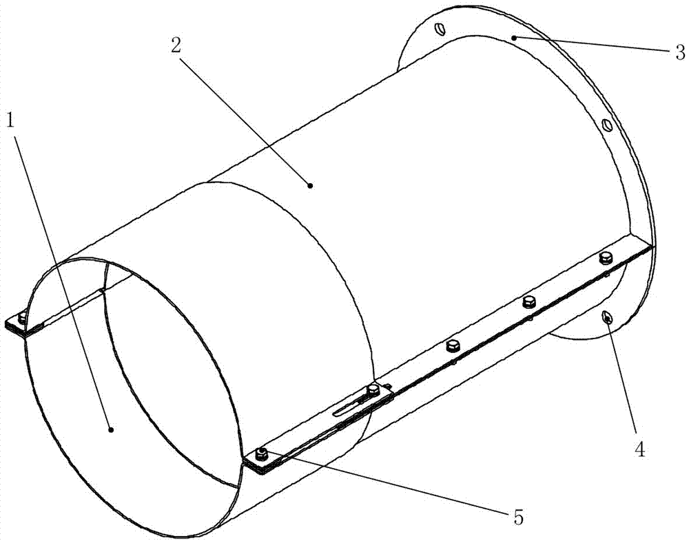 一种筒形联轴器罩的制作方法