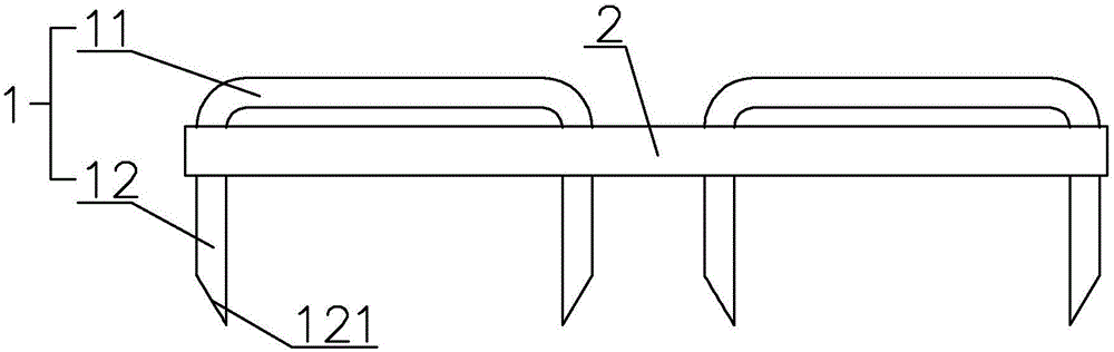 一种包皮切割器的单边垫片组合式缝合钉的制作方法