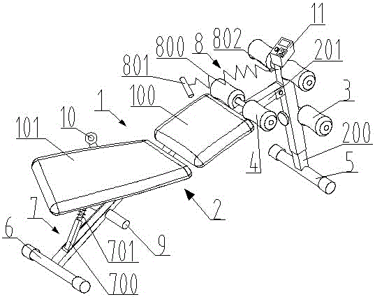 一种仰卧板的制作方法