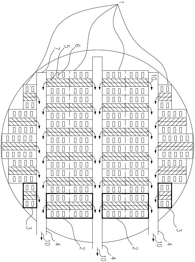 一种折扇型脱硫吸收塔托盘的制作方法