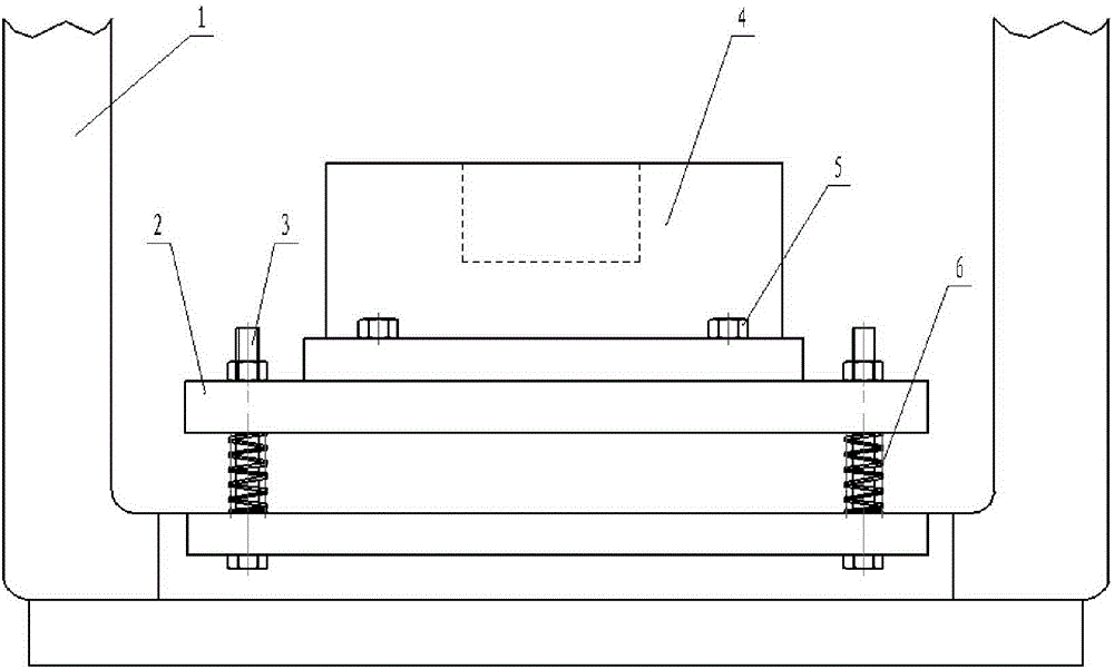 315‑630吨数控压力机反冲应力模具托座装置的制作方法