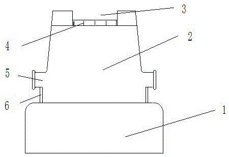 一种用于锻钢的砧台的制作方法