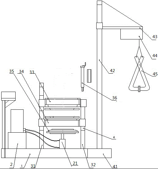 客运索道托压索轮轮衬更换工装的制作方法