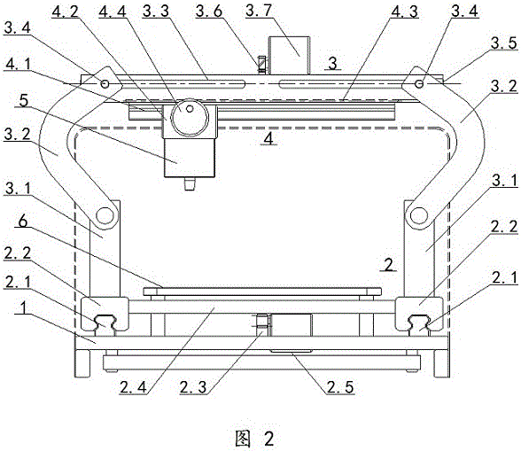 Z轴曲臂升降式3d打印机的制作方法