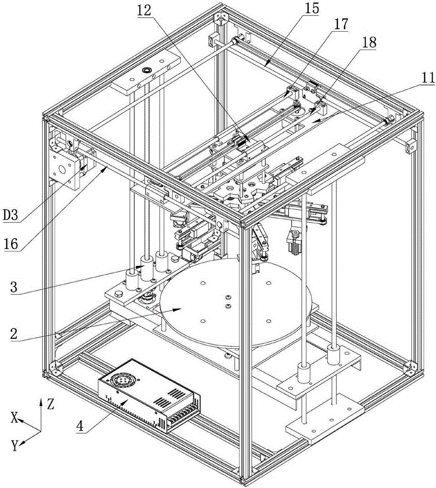 背景技术 3d打印机是一种将金属