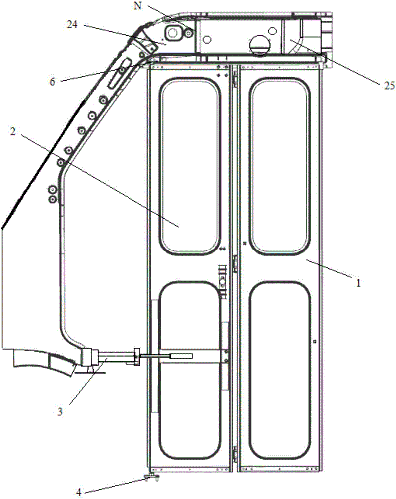 一种折叠门导轨、一种折叠门和一种客车的制作方法