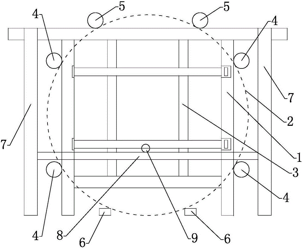 一种钢绞线盘固定架的制作方法