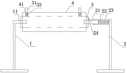 一种放线架的制作方法