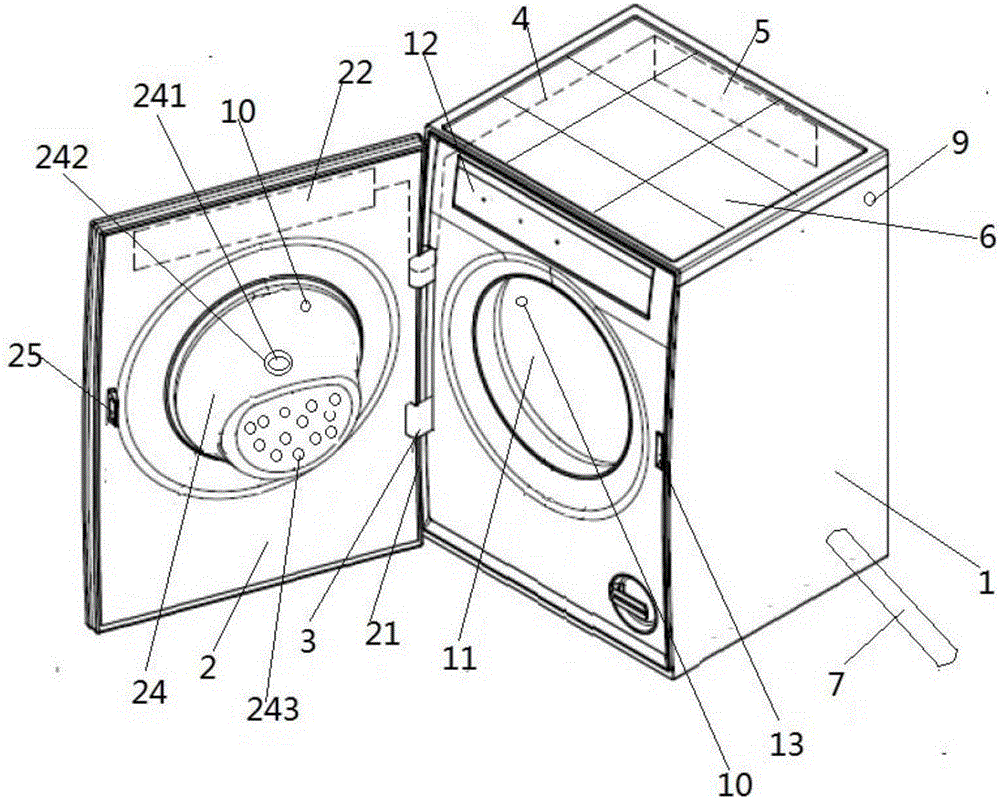 一种具有长效通风消毒功能的滚筒洗衣机的制作方法