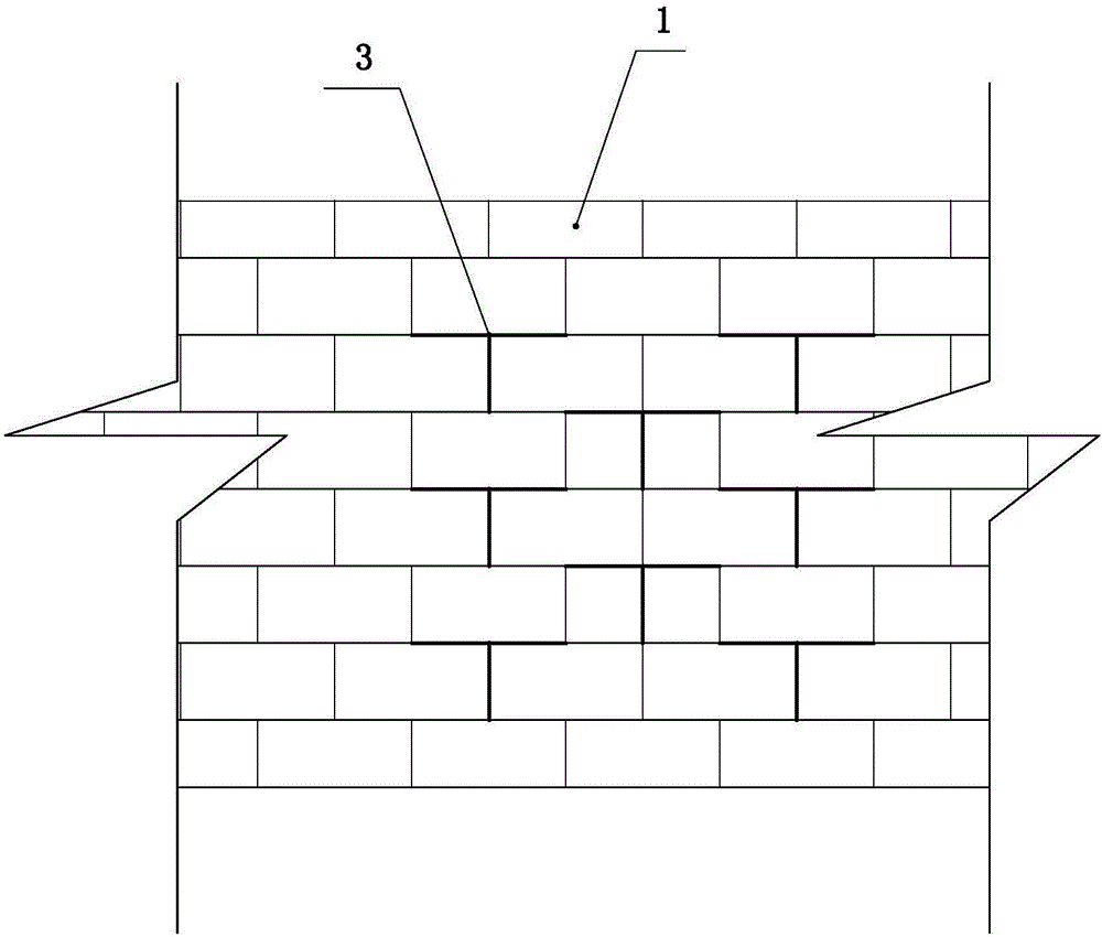 一种砌筑墙体无脚手架眼施工装置的制作方法