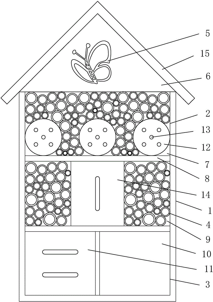 昆虫屋的制作方法