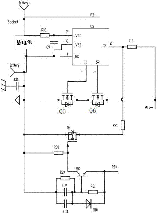 一种自激活电路及具有该自激活电路的电池保护系统的制作方法