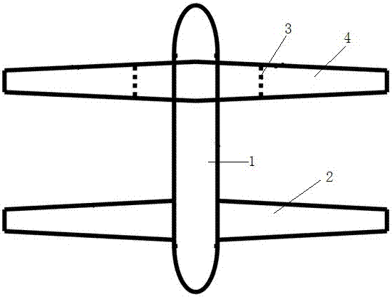 双水平主机翼无人机的制作方法