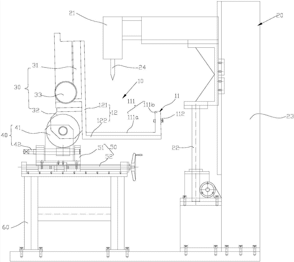 轮胎模具的气孔加工装置的制作方法