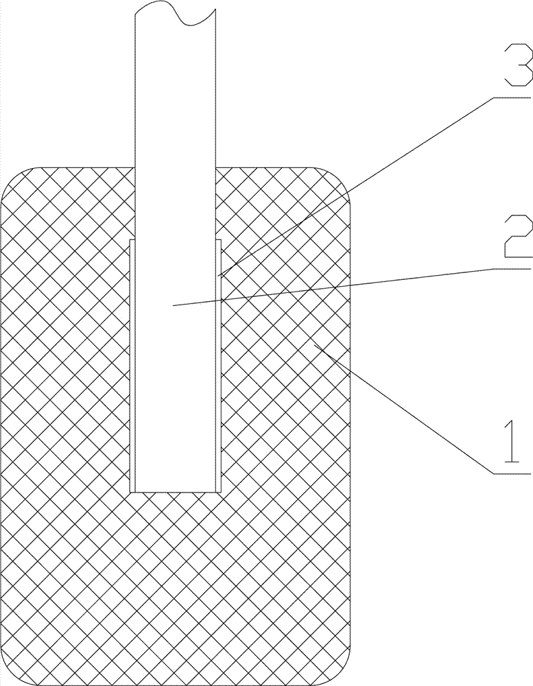 一种一体成型的小磨头的制作方法