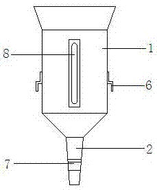 粉饼压片机的下料桶的制作方法