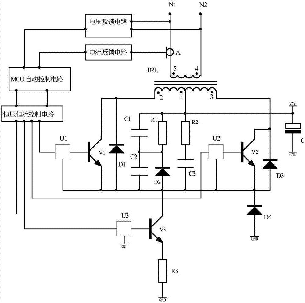 一种变压器输出直流脉冲的点焊机脉冲输出控制电路的制作方法