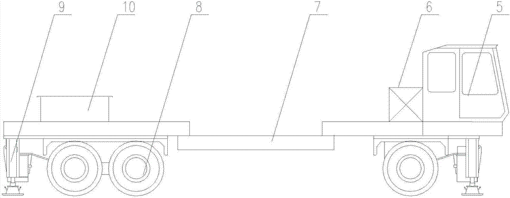 流动式侧边供料链式散料堆装机的制作方法