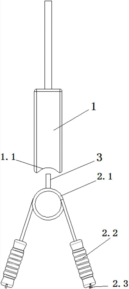 一種可豎直放置的握力傘柄的製作方法