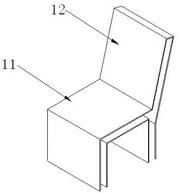 一种节省空间的组合桌椅的制作方法