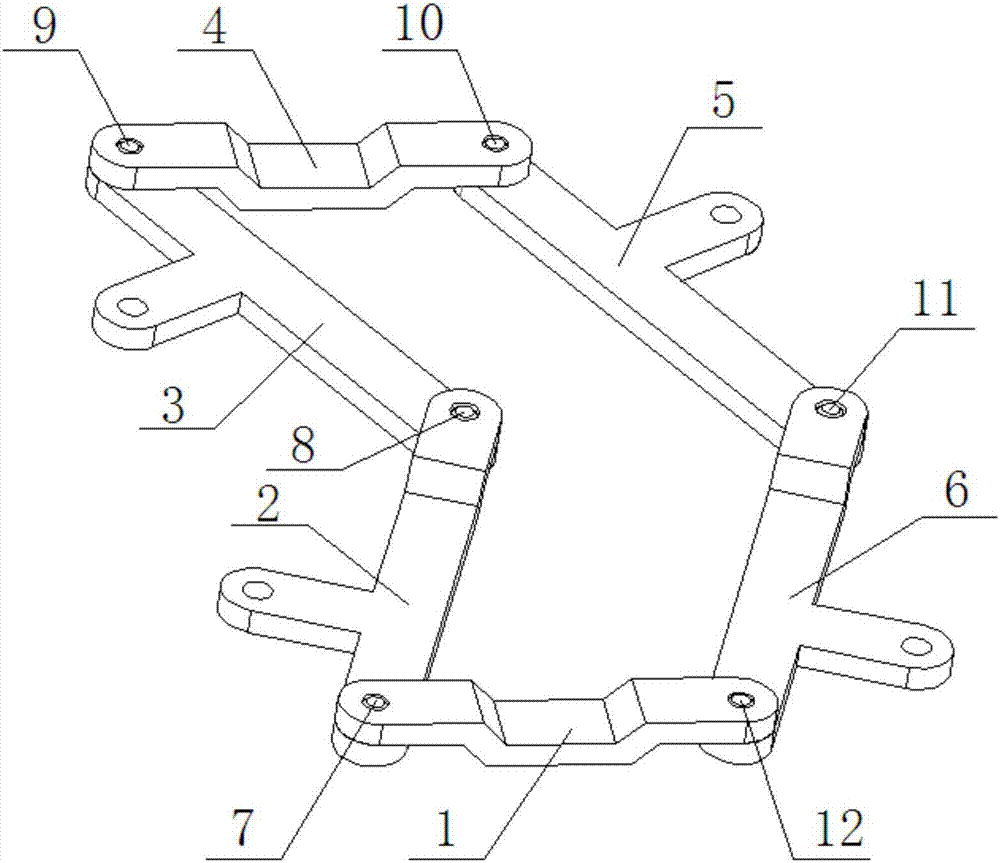 一种基于闭链机构的腰部可扭动的四足机器人的制作方法