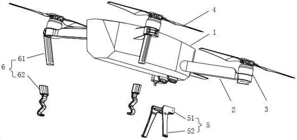 一种新型无人机脚架及无人机的制作方法