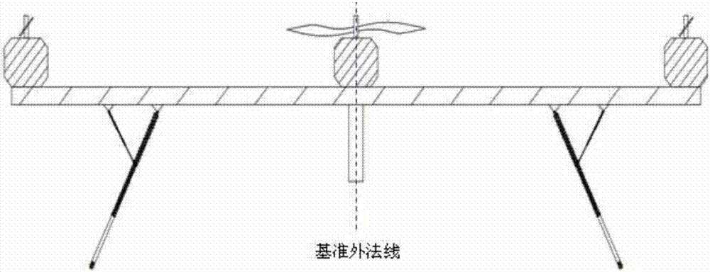 一种滚轮式液压阻尼无人机防摔起落架的制作方法