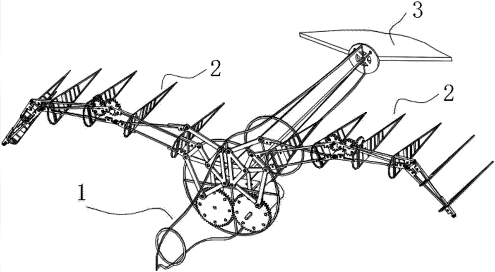 扑翼飞行器机械原理图图片