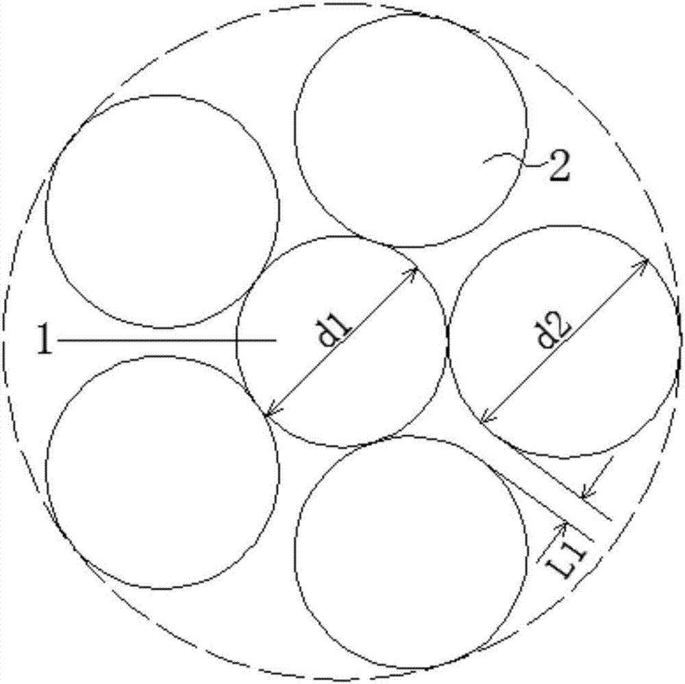 一种具有1+5结构的全开放型钢帘线的制作方法